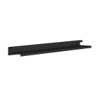 Rénovation accessoires - REVERSO - FIXATION POUR TABLETTE / ETAGERE NOIR MAT 60CM