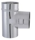 TE 90° TYRAL INOX 304 DOUBLE EMBOITEMENT Ø97