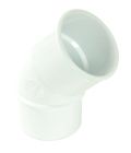 COUDE MALE/FEMELLE 45° POUR TUBE E P TD50 BLANC - UCJ4GTB