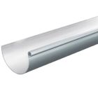 Gouttière PVC zinc demi ronde développé T25 - long. 4m