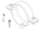 COLLIER ET 7/150 D100 PATTES A VIS-CHEVILLES