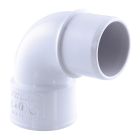 Coude PVC évacuation 87° mâle/femelle Ø40 blanc - COUDE MALE 87° D 40 BLANC 120p
