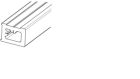 LAMBOURDE Long 4 M,  Larg 35 mm, Haut 48,50 mm