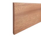 Plinthe bord arrondi exotique rouge - Long. 2400 mm x larg. 70 mm x ep. 10 mm