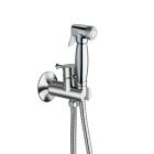 kit wc mitigeur  retro avec flexible et douchette a impulsion