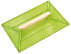 TALOCHE ABS VERTE l 42 L 28CM RECTANGLE