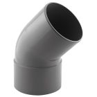Coude PVC évacuation 45° mâle/femelle Ø140 - COUDE MALE 45° D 140 1X22
