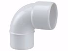 Coude PVC  MF 87°30 40 Blanc GN