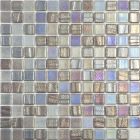 Mosaïque en verre recyclé - FUSION GREY 25X25MM