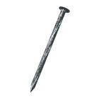 Pointes tête plate tige à fil carré torsadé galva 3,2 x 80 mm - Box de 1 kg