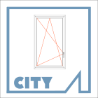 Menuiserie aluminium à rupture de pont thermique, thermolaquée, fabrication française sur mesure - Oscillo battant 1 vantail CITY
