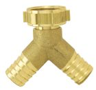 Nez Y cannelé F20x27 Tuyau D19