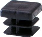 EMBOUT RENTRANT NOIR 25X25 C/4