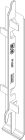Raccord pour clin strucure PVC P1036  sable 88