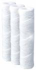 105004 - Lot de 3 cartouches filtrante anti-sédiments bobinée 20 microns - Taille standard 9'3/4, pour filtrer les impuretés de l'eau - Durée de la cartouche : 6 mois - Fabriqué en France