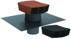 CHAPEAU DE TOITURE CARRE DIA 125 PLASTIQUE