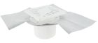 SIPHON POUR CARRELAGE SORTIE VERTICALE GR PVC15X15+NATTE