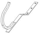 PARE NEIGE SUPP RONDIN CAMB50 ROUGE TUILE RAL 8012*