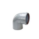 Coude PVC assainissement à joint 87° mâle/femelle Ø400 - COUDE MF 87° D 400 GRIS JOINT