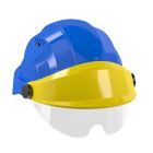 Casque - Orizon bleu visiere jaune avec lunette - Taille unique