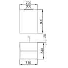 Meuble NOJA 700 CHÊNE ETERNITY