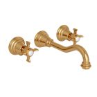 LAVABO MELANGEUR MURAL CHAMBORD S/MECANISME A/VIDAGE UP&D OR PVD