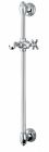 barre de douche charleston retro seule d.20 h.60 cm chrome
