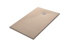 Receveur Centuria Slate R1 ronde 150X90 capuccino mcbath