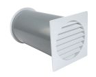 TRAVERSEE DE MUR ACOUSTIQUE   100 CM2 BLANC   ˗ TMA100B