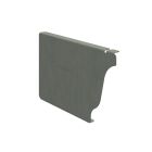 Talon moulurée gauche - zinc - prePATINA ardoise