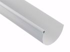 Gouttière PVC-U gris clair demi ronde développé T33 - long. 4m