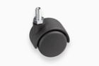 ROULETTE PIVOTANTE DOUBLE 50 mm M8  800150 - P/1