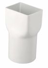 MAMELON MIXTE FEMELLE RECTANGULAIRE MALE CYLINDRIQUE DIAMETRE 100 BLANC   - MM170B