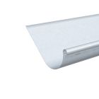 Gouttière havraise B14 avec pince 4000 x 400 x 0.80 mm - zinc - CLASSIC naturel