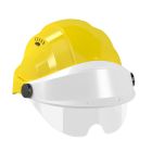 Casque - Orizon jaune visiere blanche avec lunette - Taille unique