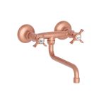 EVIER CHAMBORD MURAL BEC DESSOUS MOBILE OR ROSE BROSSE PVD
