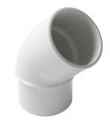 COUDE SIMPLE MALE/FEMELLE 45' DIAMETRE 40 BLANC - CH4B
