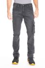 Jeans de travail stretch coupe confort JOBGR gris T.48