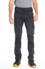 Pantalon de travail stretch avec emplacement genouilleres JOBPROC gris T.42