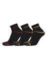 Mi-chaussettes de travail renforcees, lot de 3 SOCKMN noir T.39-42