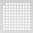 GRILLE INOX POUR SIPHON DESIGN CARRE 15X15