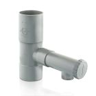 Récupérateur d'eau de pluie gris pour tube de descente Ø50 - RECUP EAU DE PLUIE  D 50 GRIS
