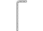 Cornière PVC  20 x 60 mm longueur 6 ml blanc signalisation 3