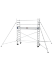Échafaudage roulant en aluminium NEOLIUM 250 LINE - hauteur de travail 4m - Neolium 250 line