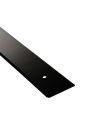 Profils Alu plan de travail - PROFIL ALU BORD DROIT BORDURE NOIR 2/4R 38MM R0/2MM X 670 MM