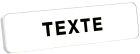 PANNEAUX PERMANENTS - M9 T1 700 BLANC TEXTE A SPECIFIER