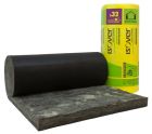 Rouleau de laine de verre - ISOFAÇADE Voile Noir 35R - long. 3,5m x larg. 0,6m x ep. 180mm - R = 5,10