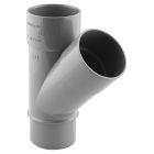 Culotte PVC évacuation 45° mâle/femelle Ø63 - CULOTTE MALE 45° D 63 20p