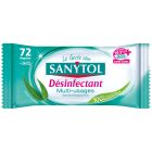 SANYTOL LINGETTES MULTI. DESINF X72