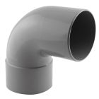 Coude PVC évacuation 87° mâle/femelle Ø110 - COUDE MALE 87° D 110 15p